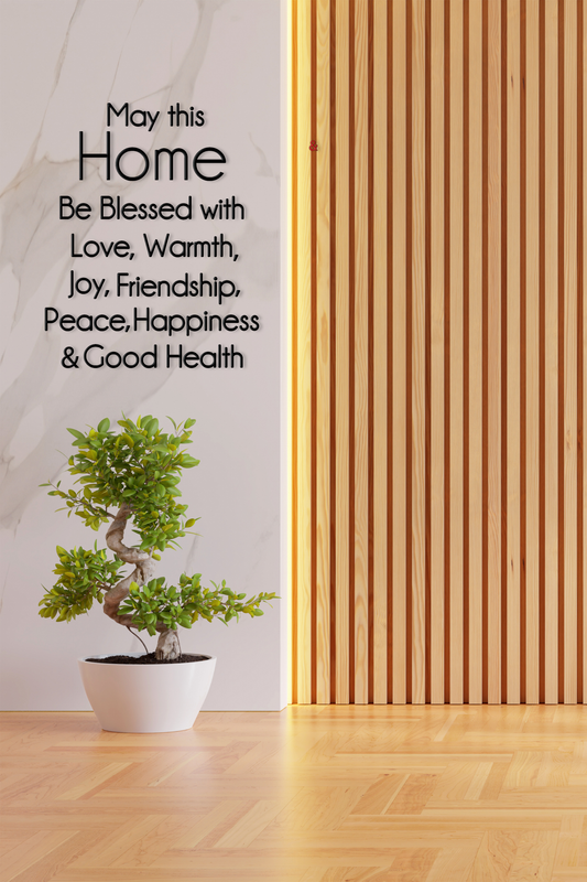 House blessing - English