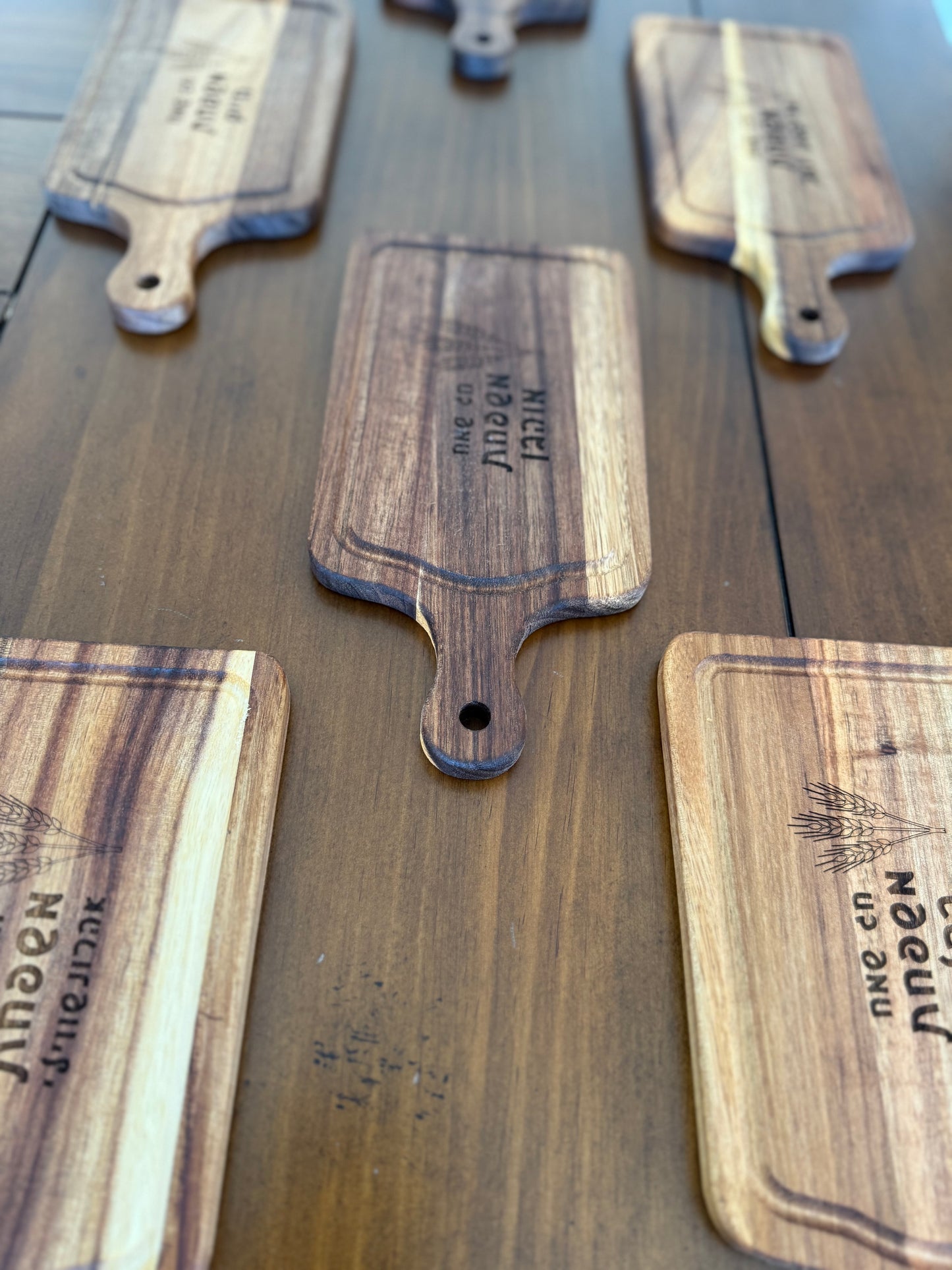 Personalized Mini Cheese Board Gift Set