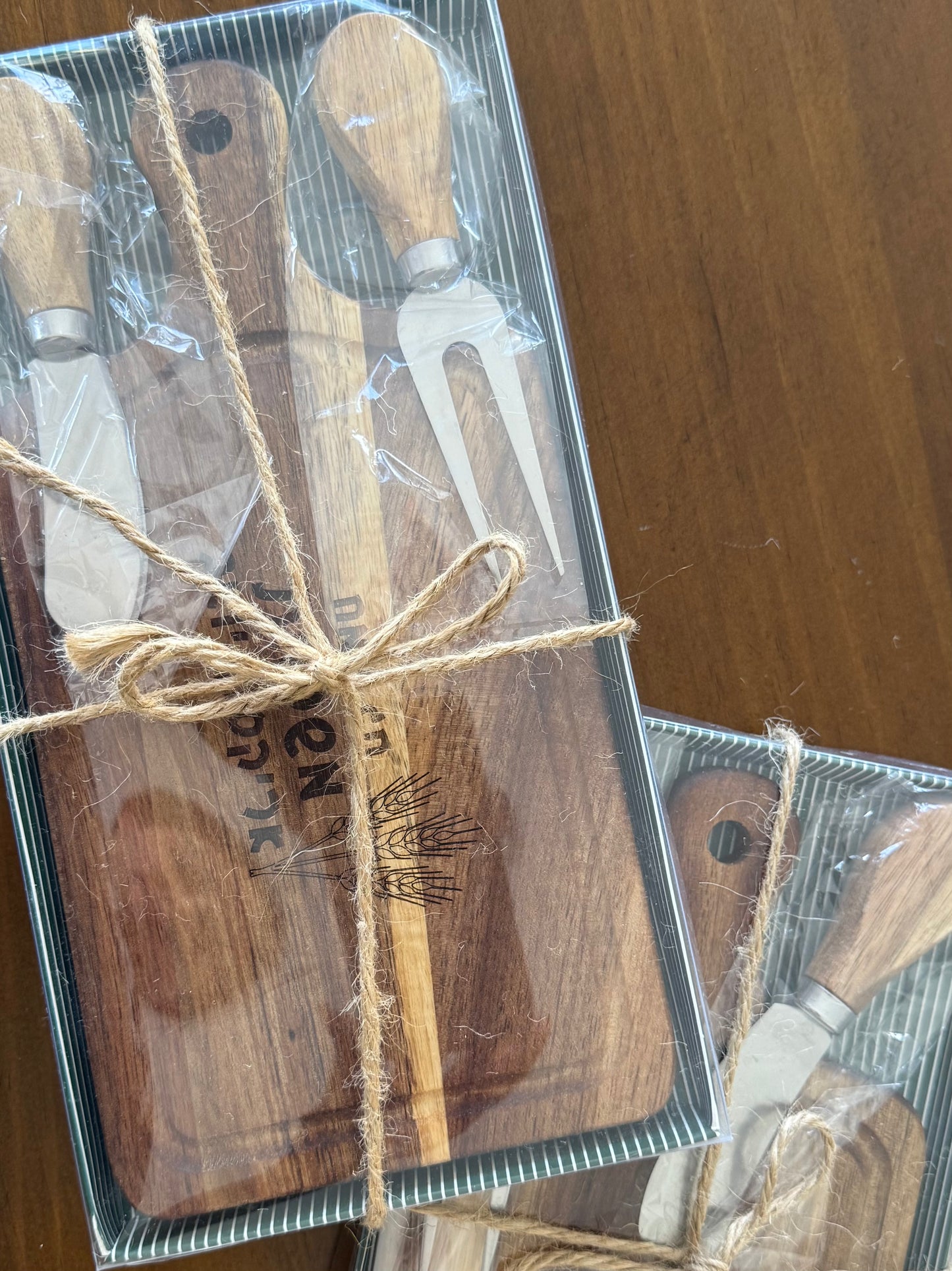 Personalized Mini Cheese Board Gift Set