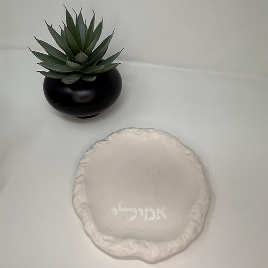 Raw Stone Edge Concrete Plate