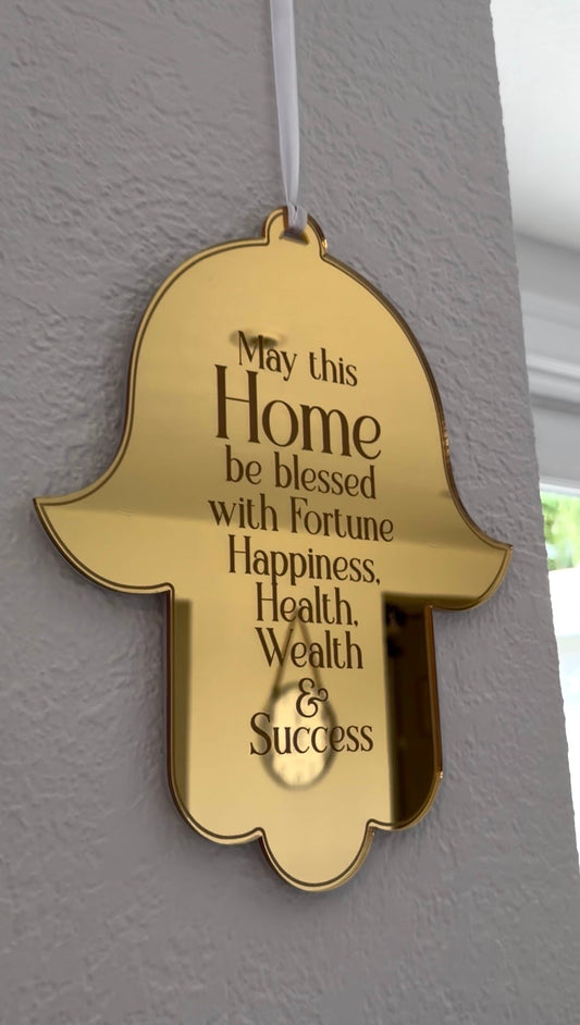 Large Hamsa Wall Blessing