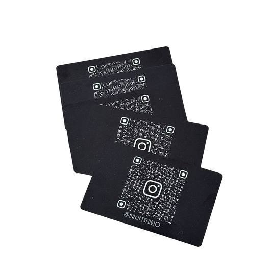Sparkling Metal Business Cards - Pack of 20